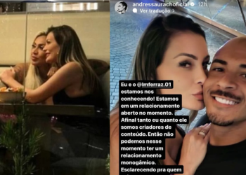 Após anunciar affair com mulher, Andressa Urach diz que também está numa relação com um homem