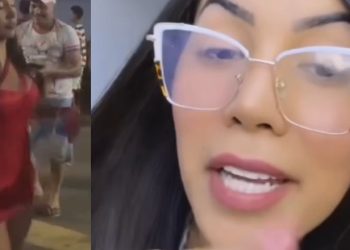 Blogueira Isabelly Aurora grava vídeo e ataca fofoqueiras de Manaus: ‘bora ser feliz’