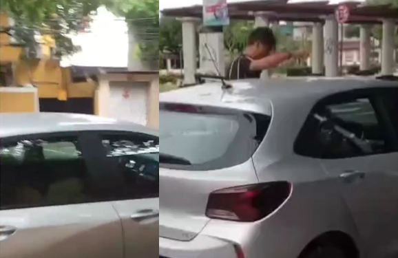 ‘Falta de respeito do c@r@lho’: Homens são pegos ‘coisando’ dentro de carro no Centro de Manaus; veja