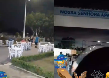‘Olha onde é o show’, diz artista surpreso ao ser chamado para festa em pleno cemitério de Manaus; veja