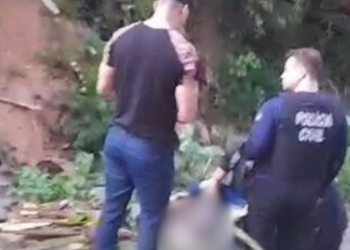 Vídeo: Homem caminhando com o filho em Manaus encontra cabeça humana em área de mata