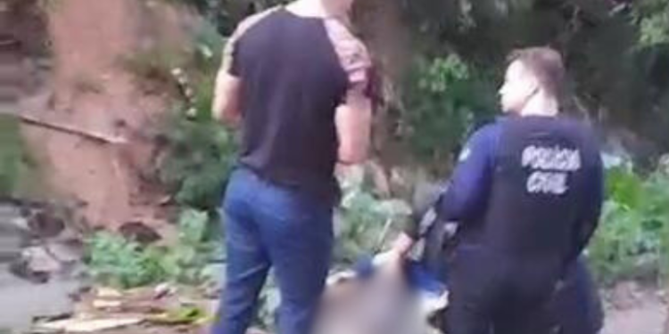 Vídeo: Homem caminhando com o filho em Manaus encontra cabeça humana em área de mata