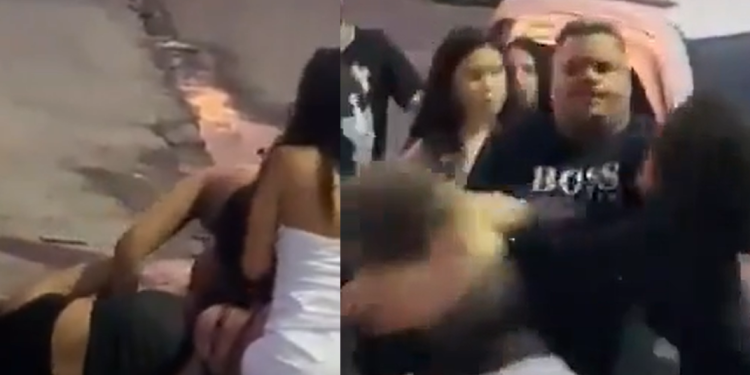 Vídeo: blindadas descem até o chão durante briga pelo último bêbado da balada