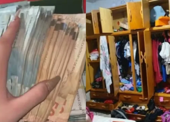 Blogueira posta foto com R$ 12 mil em espécie e tem a casa roubada logo em seguida