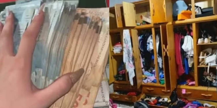 Blogueira posta foto com R$ 12 mil em espécie e tem a casa roubada logo em seguida