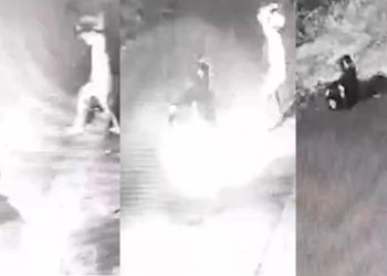 Vídeo mostra momento em que motoboy é agredido e roubado em Manaus