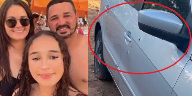 Tragédia: pai, mãe e filha de 15 anos são encontrados mortos no veículo da família