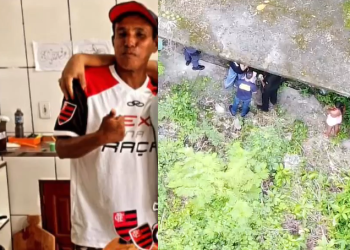 Bizarro: Corpo enterrado com a cabeça para baixo é encontrado em terreno baldio em Manaus