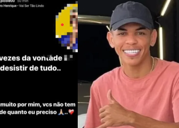 Tá pra baixo: Lucas Picolé diz que vai dar ‘um tempo’ de internet e pede orações