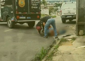 Em Manaus, suposto usuário de drogas é encontrado morto em rua do São Francisco