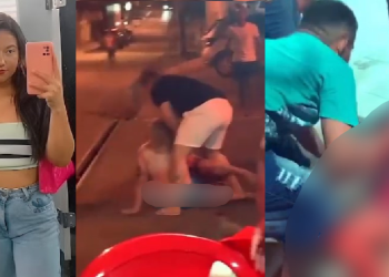 Vídeo mostra jovem ‘banhada’ em sangue após levar facadas da colega de trabalho em bar; ela morreu