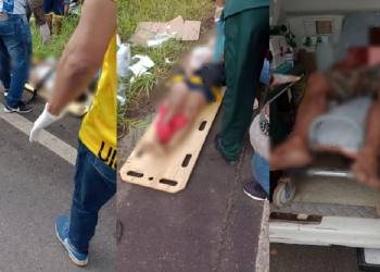 Mulher morre e cinco ficam feridos na BR-319 após picape capotar no AM