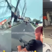 Em moto, novinhos fazem racha em Manaus e dão de cara com carro de capitão da Marinha