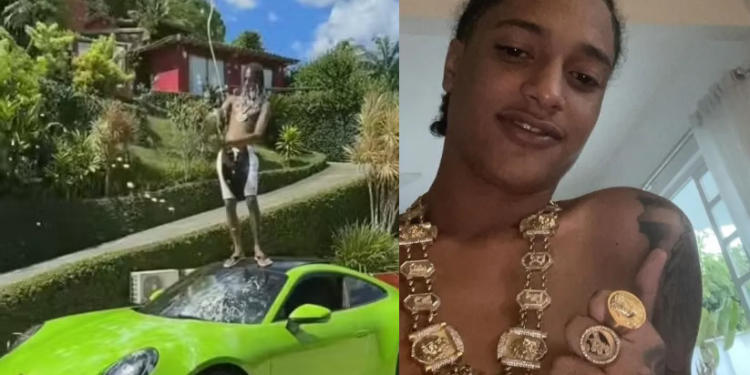 Filho de líder do tráfico faz sucesso no funk, divulga jogos ilegais e compra Porsche de R$ 1 milhão