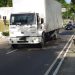 Prefeitura flagra caminhões pesados colocando trânsito em risco na Ephigênio Sales