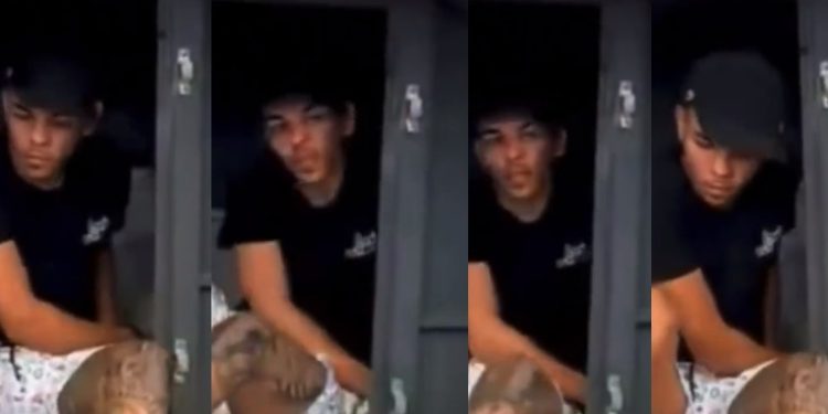 Abalado, Lucas Picolé desce do camburão em Manaus: ‘falar o que?’