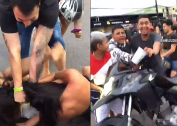 Novinhas e ‘zé droguinhas’ fazem imoralidade e vão pra porrada em Manaus: ‘O mundo tá perdido’; veja