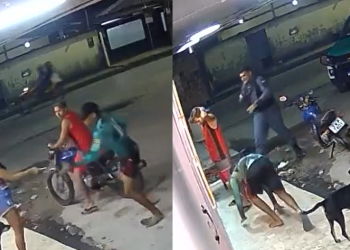 Grande dia: Segundos após roubo, dupla é encurralada e presa por PMs na Zona Leste de Manaus; veja