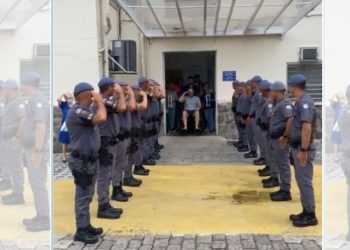 ASSISTA: PM baleado na cabeça recebe alta e homenagem