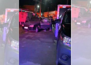 Na rua Paguana, homem é metralhado após seu carro sofrer pane mecânica