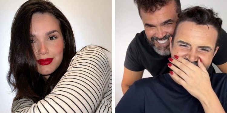Maquiadora faz maquiagem em si e fica idêntica ao próprio pai