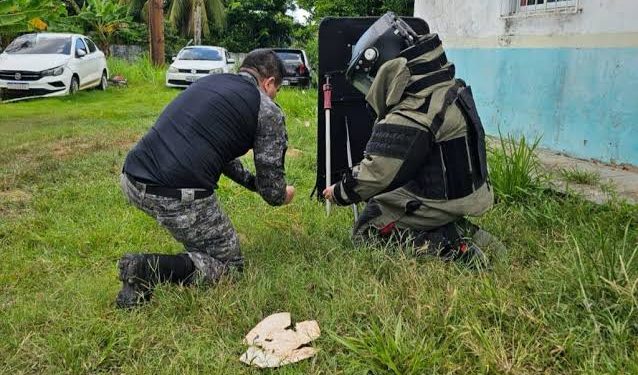 Grupo marte desativa suposto explosivo no aeroporto de Manaus