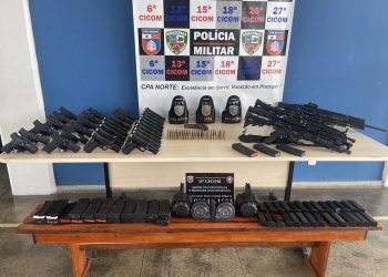 Maior apreensão de armas é registrada no AM após PMs resgatarem mulher de cárcere privado