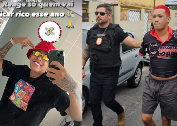 William Barão e ‘Cabelo de Fogo’, influenciadores de Manaus são presos em operação contra ‘rolezinhos’