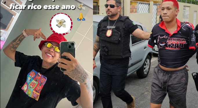 William Barão e ‘Cabelo de Fogo’, influenciadores de Manaus são presos em operação contra ‘rolezinhos’