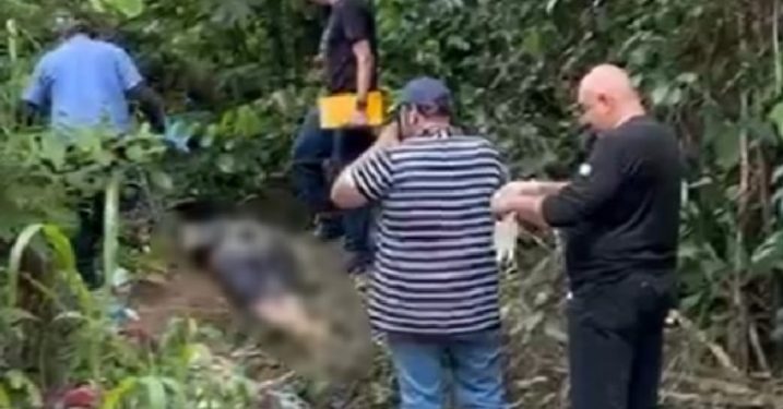 Vídeo: homem é morto, amarrado e desovado no ramal do Brasileirinho