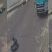 Vídeo: bandido tenta fugir da PM em Manaus, mas cai da moto e se estrepa no chão
