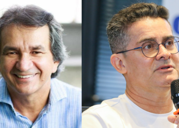 Publicitário Sabá Noronha é visto na PF durante operação contra áudio falso contra prefeito