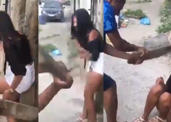 Vídeo: ‘blindadinha’ trai facção rival e leva “carinho” para deixar de ser besta