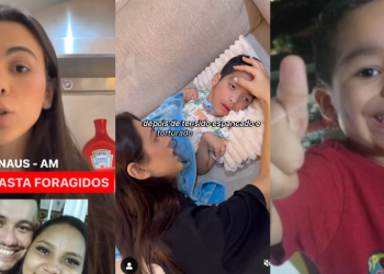 Ex-A Fazenda divulga foto de casal manauara que está foragido após deixar menino em estado vegetativo