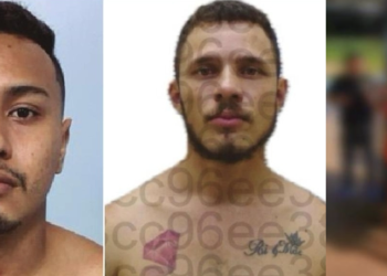 Vídeo: ‘Dibala’, ‘Surubim’ e ‘Neném’, envolvidos em sequestro de gerente de hotel são presos em flutuante