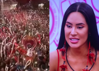 Vídeos mostram Parintins vibrando com permanência de Isabelle no BBB 24 com apenas 3% dos votos