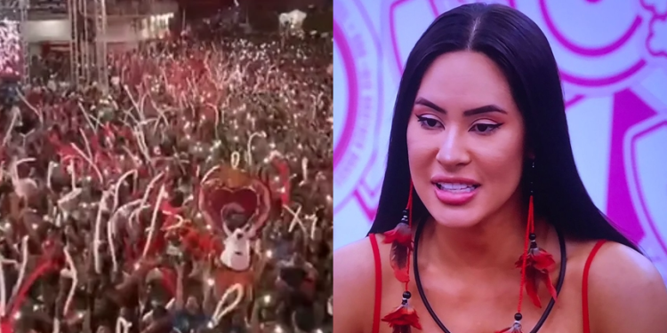 Vídeos mostram Parintins vibrando com permanência de Isabelle no BBB 24 com apenas 3% dos votos