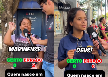 Perfil viraliza mostrando pessoas falando que quem nasce em Manaus é ‘capixaba’ ou ‘alagoano’