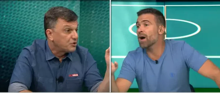 VÍDEO: Pilhado e Mauro Cezar brigam ao vivo em programa da Jovem Pan