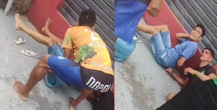 ‘Chora não bebê’: Trio assalta mercadinho, cai no choro após surra e PM faz prisão em Manaus