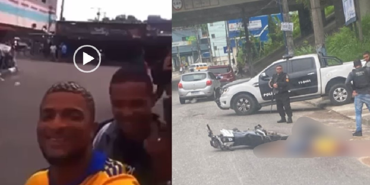 Vídeo: Líder do tráfico, ‘Cabelinho de Abacaxi’, morre pipocado de tiros após ostentar armamento
