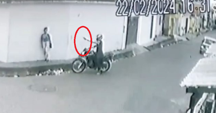 Vídeo mostra mulher escapando de tiro após se negar a entregar o celular em Manaus; veja
