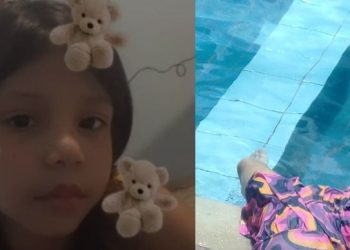 Família doa órgãos de menina de 7 anos que morreu afogada em Manaus