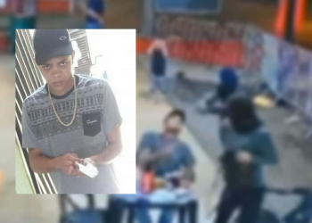 Vídeo mostra pistoleiro executando homem com vários tiros em restaurante lotado; veja