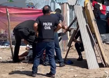 Vídeo: Pedreiro é assassinado com vários tiros no Tarumã quando ia trabalhar