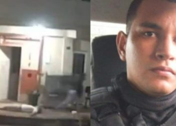 Vídeo: polícia caça bandidos que mataram PM dentro de posto de combustível