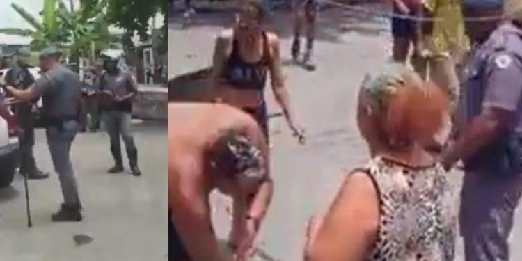 Vídeo: servidor da prefeitura dá tapa na cara de policial e toma dois tiros de volta