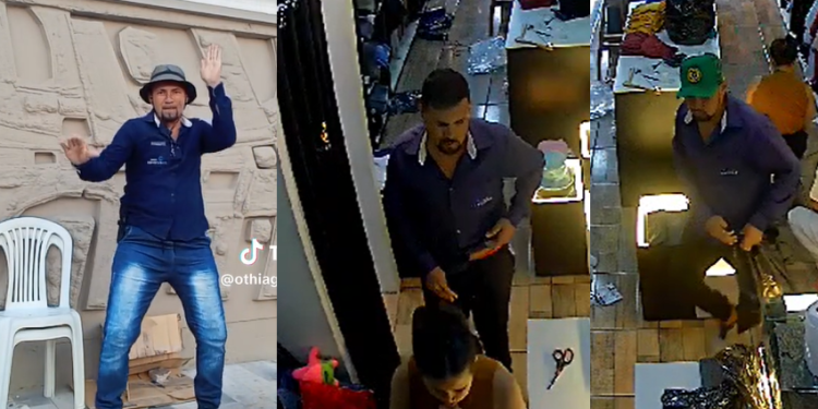 Vídeo: Em Manaus, suspeito de roubar loja faz dancinha no ‘Tik Tok’ com a mesma roupa usada no crime