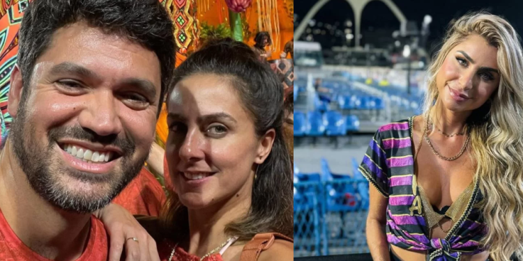 Jornalista revela que Marcelo Courrege a traiu com a madrinha de casamento, a repórter Carol Barcellos