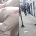 Vídeo forte: homem se desequilibra, cai, fica preso e tem perna esmagada por trem